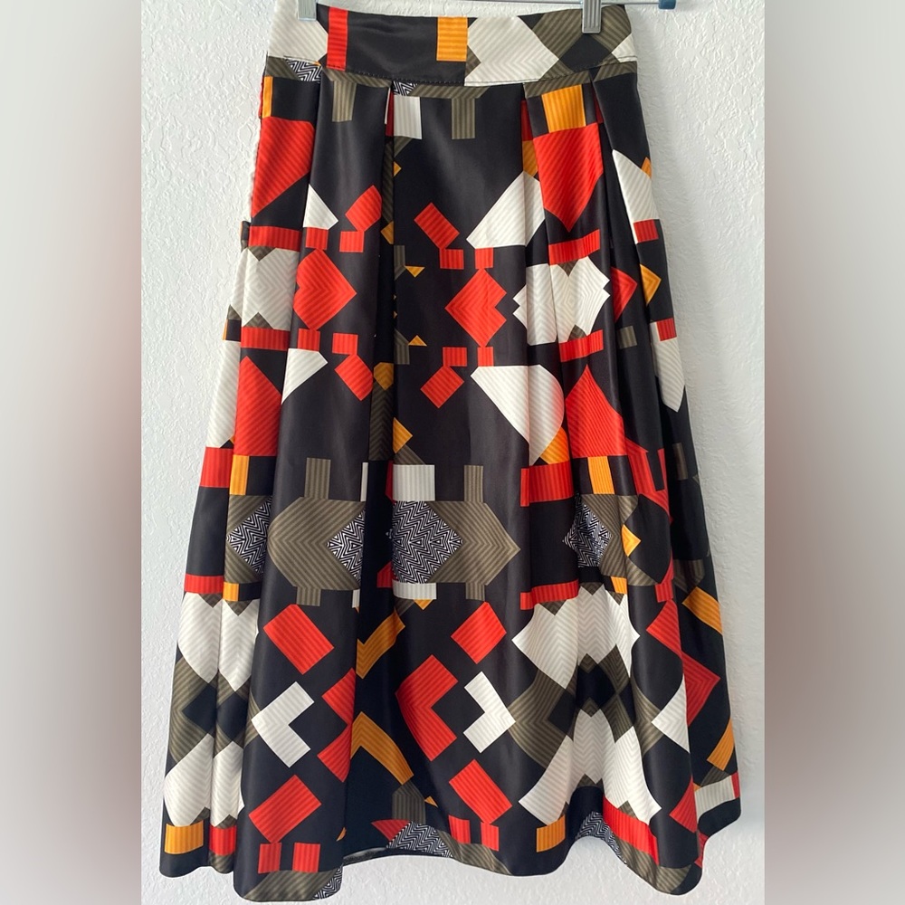 Multicolor skirt made in Italy S/M Maxi limited edition red black/ all seasons